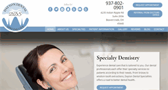 Desktop Screenshot of daytondentalspecialties.com